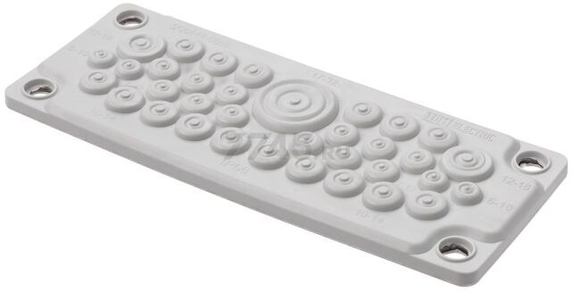 Ввод кабельный мембранный TDM КВМ-35 35 отверстий d 6-32 мм серый (SQ0814-0008)