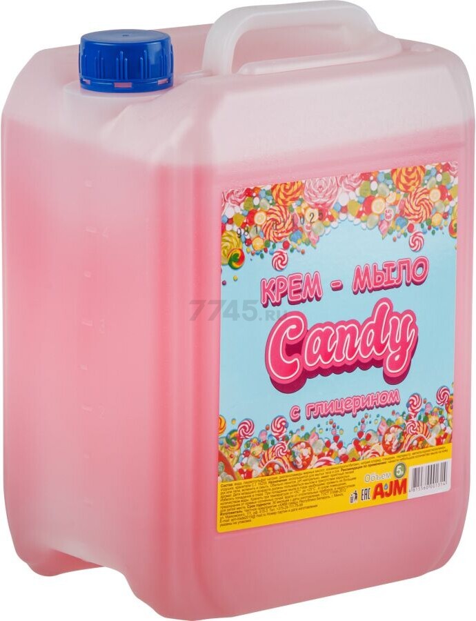 Крем-мыло жидкое AJM Candy 5 л (4815560001314)