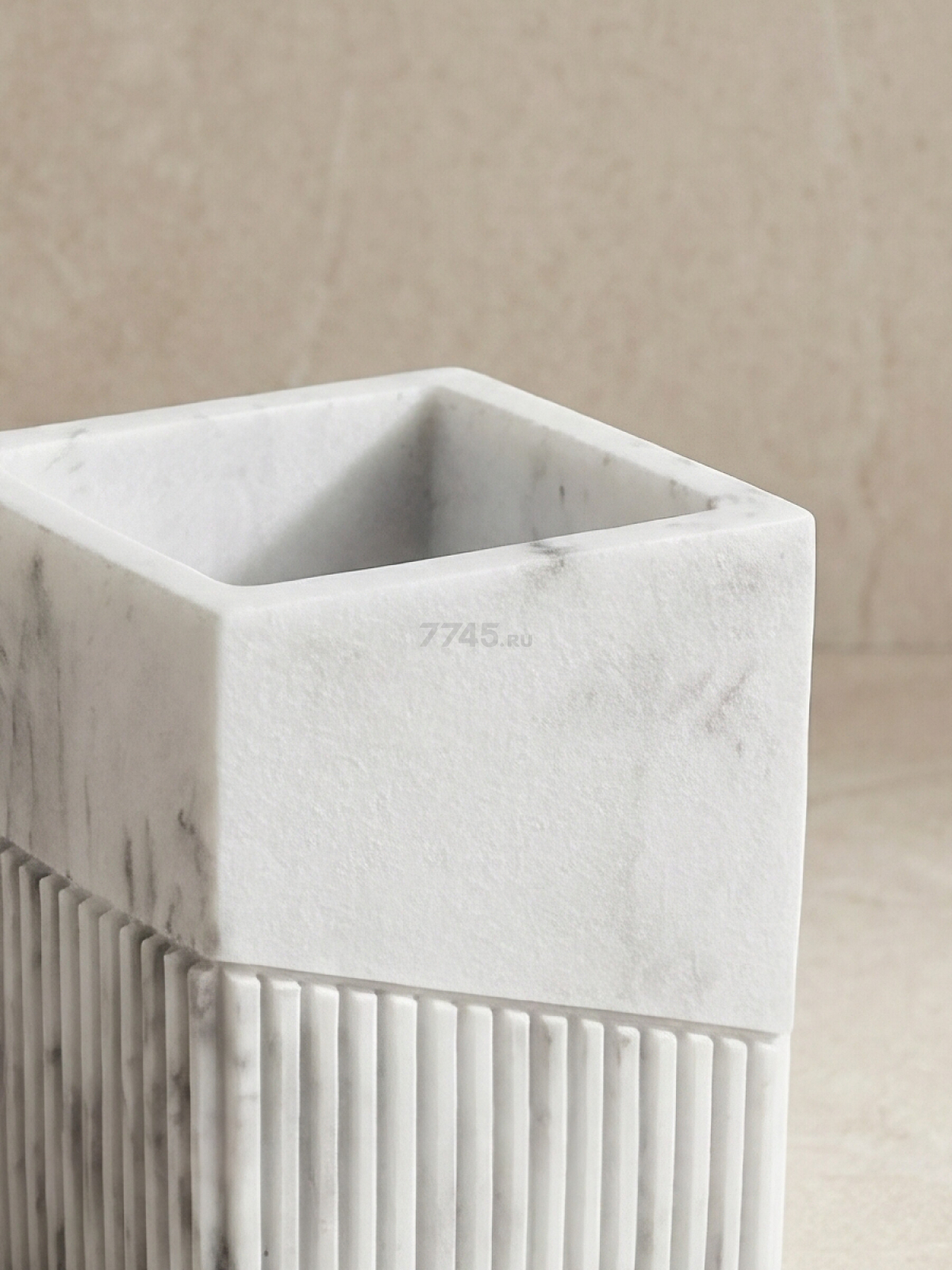 Стакан PERFECTO LINEA Element Marble белый (35-618702) - Фото 2