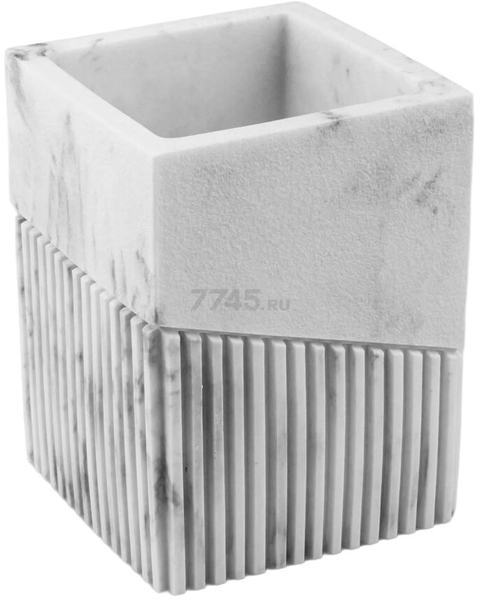 Стакан PERFECTO LINEA Element Marble белый (35-618702) - Фото 8