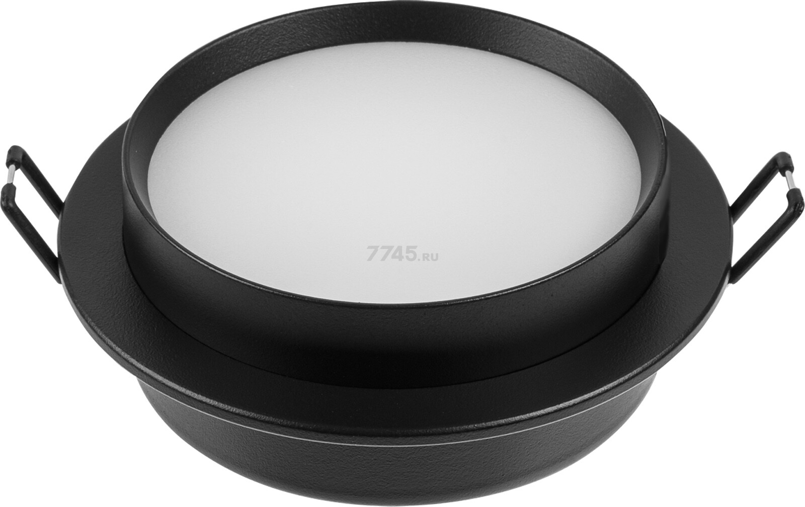 Светильник точечный встраиваемый GX53 15 Вт LEIDEN ELECTRIC черный (807105) - Фото 4