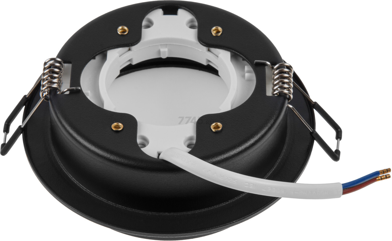 Светильник точечный встраиваемый GX53 15 Вт LEIDEN ELECTRIC черный (807105) - Фото 5