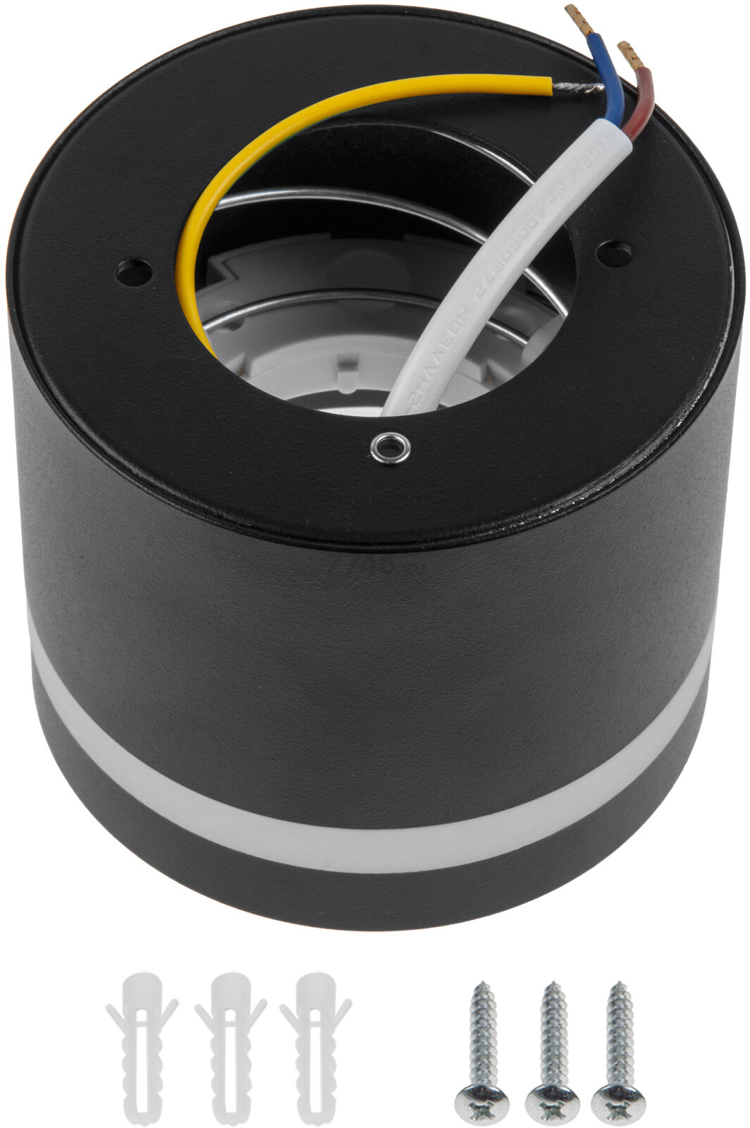 Светильник точечный накладной GX53 15 Вт LEIDEN ELECTRIC черный (807110) - Фото 5