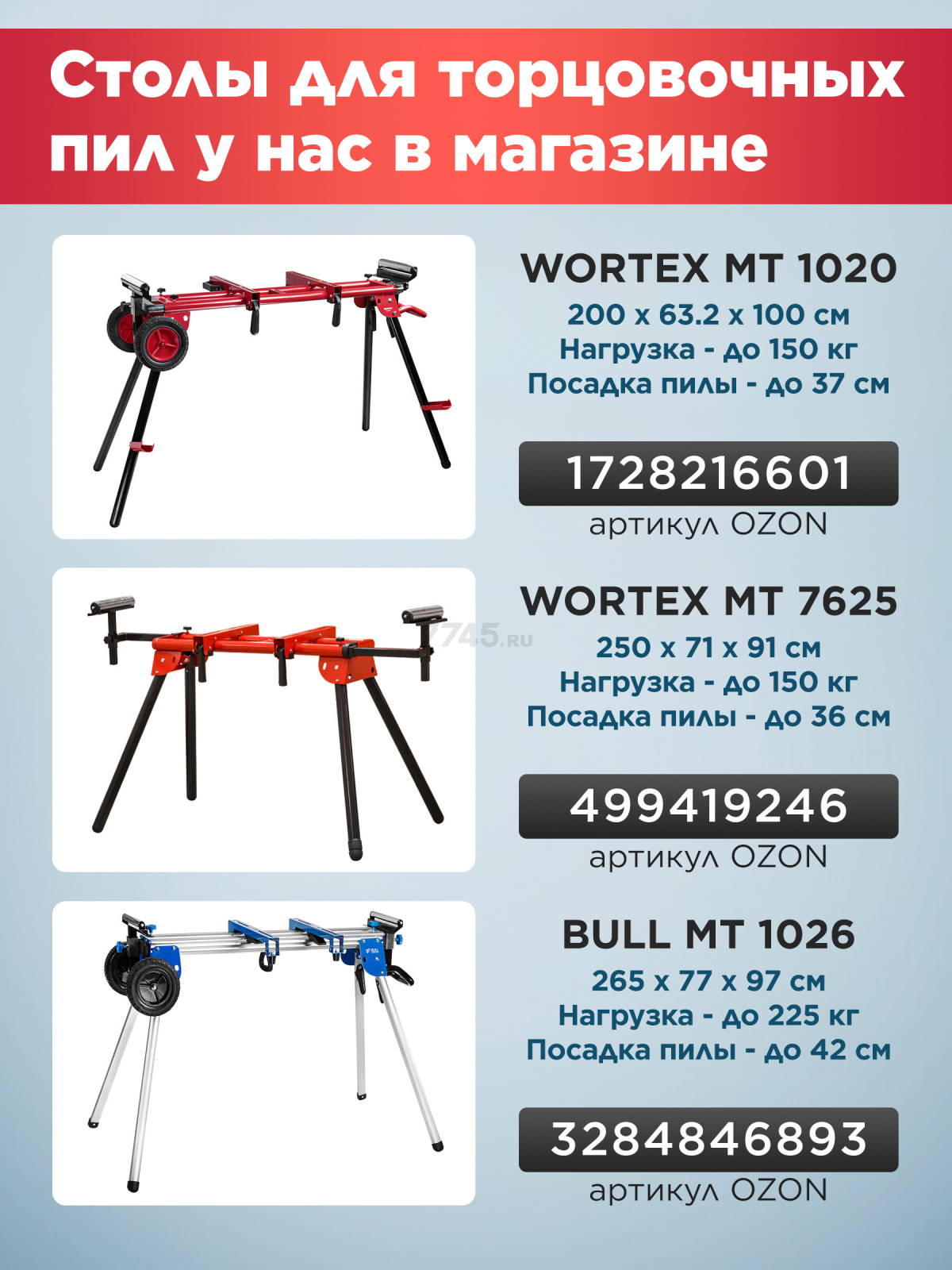 Пила торцовочная WORTEX MS 2518-1 LO (2329002) - Фото 11