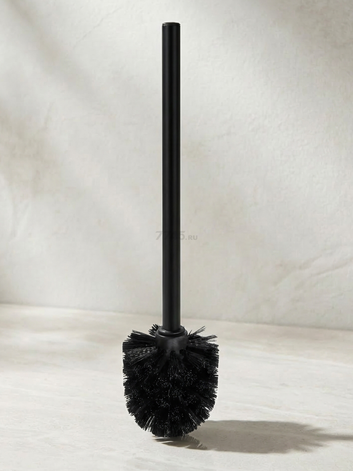 Ершик для унитаза PERFECTO LINEA StoneWave черный (35-130804) - Фото 3