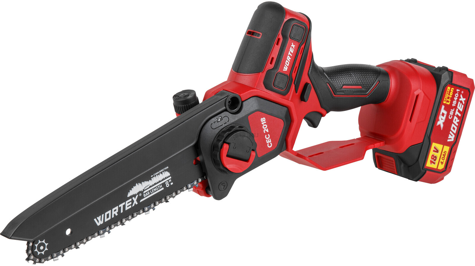 Пила цепная аккумуляторная WORTEX CEC 2018 ALL1 XLT SET (2329052) - Фото 3