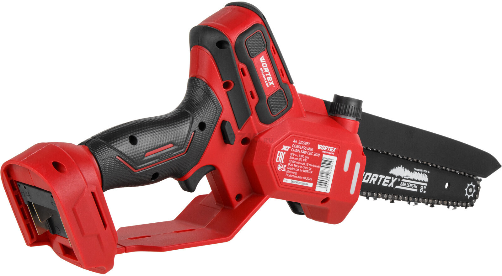 Пила цепная аккумуляторная WORTEX CEC 2018 ALL1 XLT SET (2329052) - Фото 6