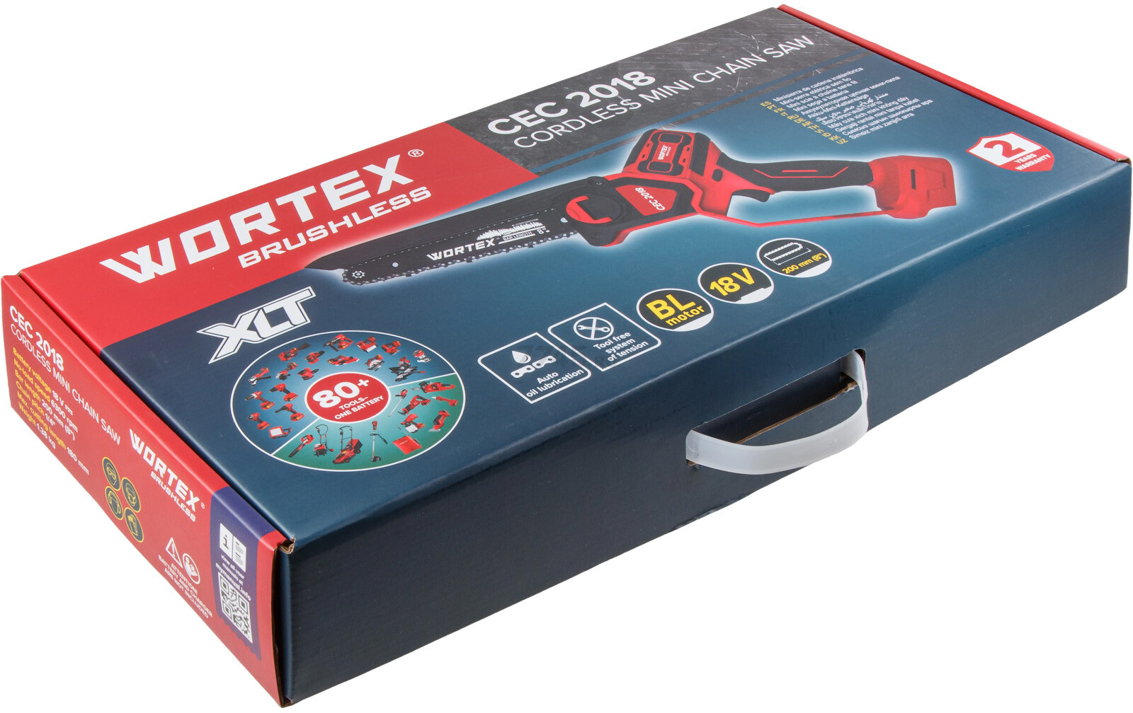 Пила цепная аккумуляторная WORTEX CEC 2018 ALL1 XLT SOLO (2329051) - Фото 13