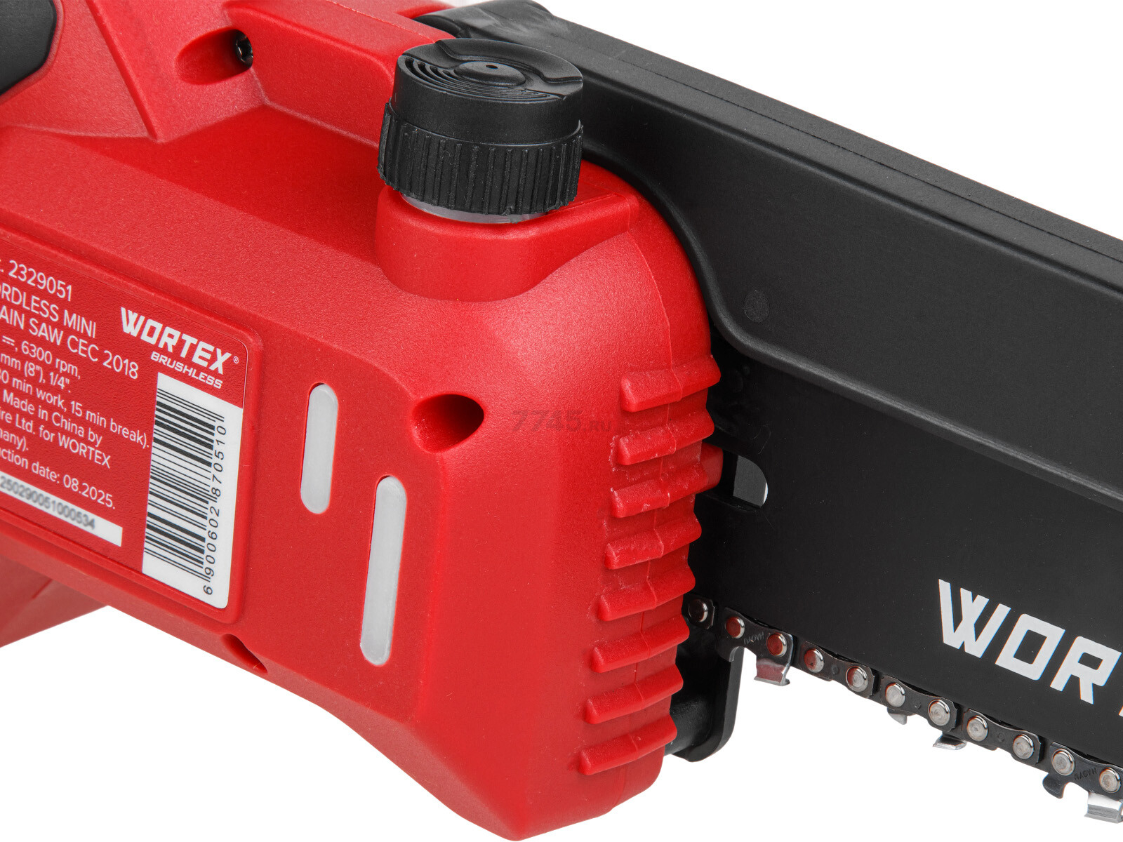 Пила цепная аккумуляторная WORTEX CEC 2018 ALL1 XLT SOLO (2329051) - Фото 10