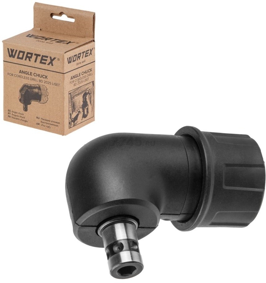 Насадка угловая быстросъемная WORTEX для BD 2025 LiSET (1325847)