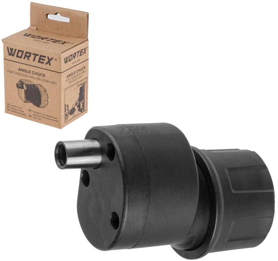 Насадка эксцентриковая быстросъемная WORTEX для BD 2025 LiSET (1325846)