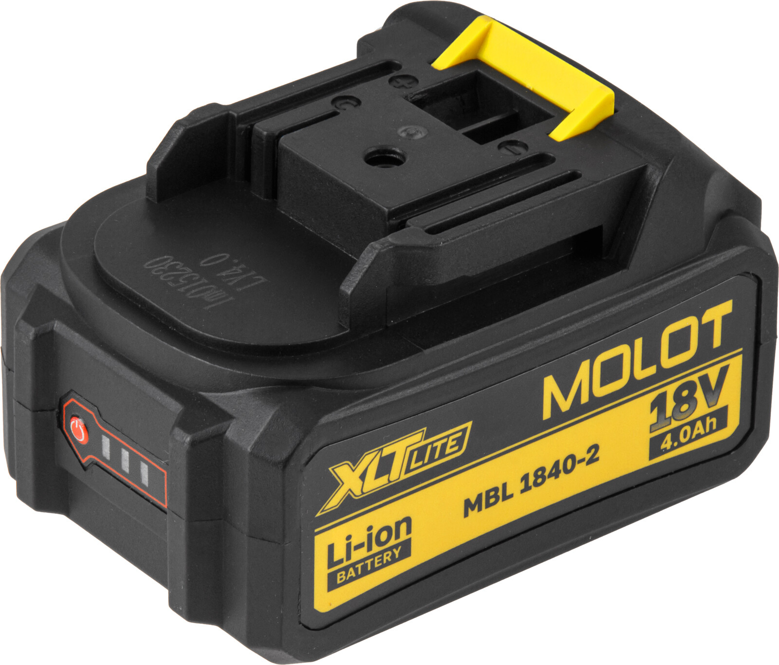 Аккумулятор 18 В 4 Ач Li-ion MOLOT MBL 1840-2 XLT Lite (2329013) - Фото 7