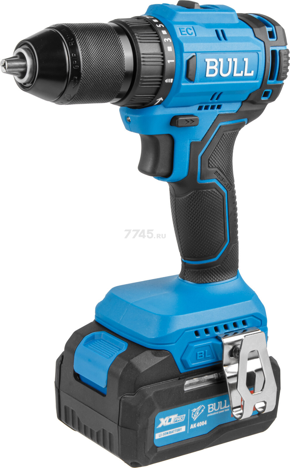 Дрель-шуруповерт аккумуляторная BULL SR 1803 XLTpro Xcase (2329055) - Фото 5