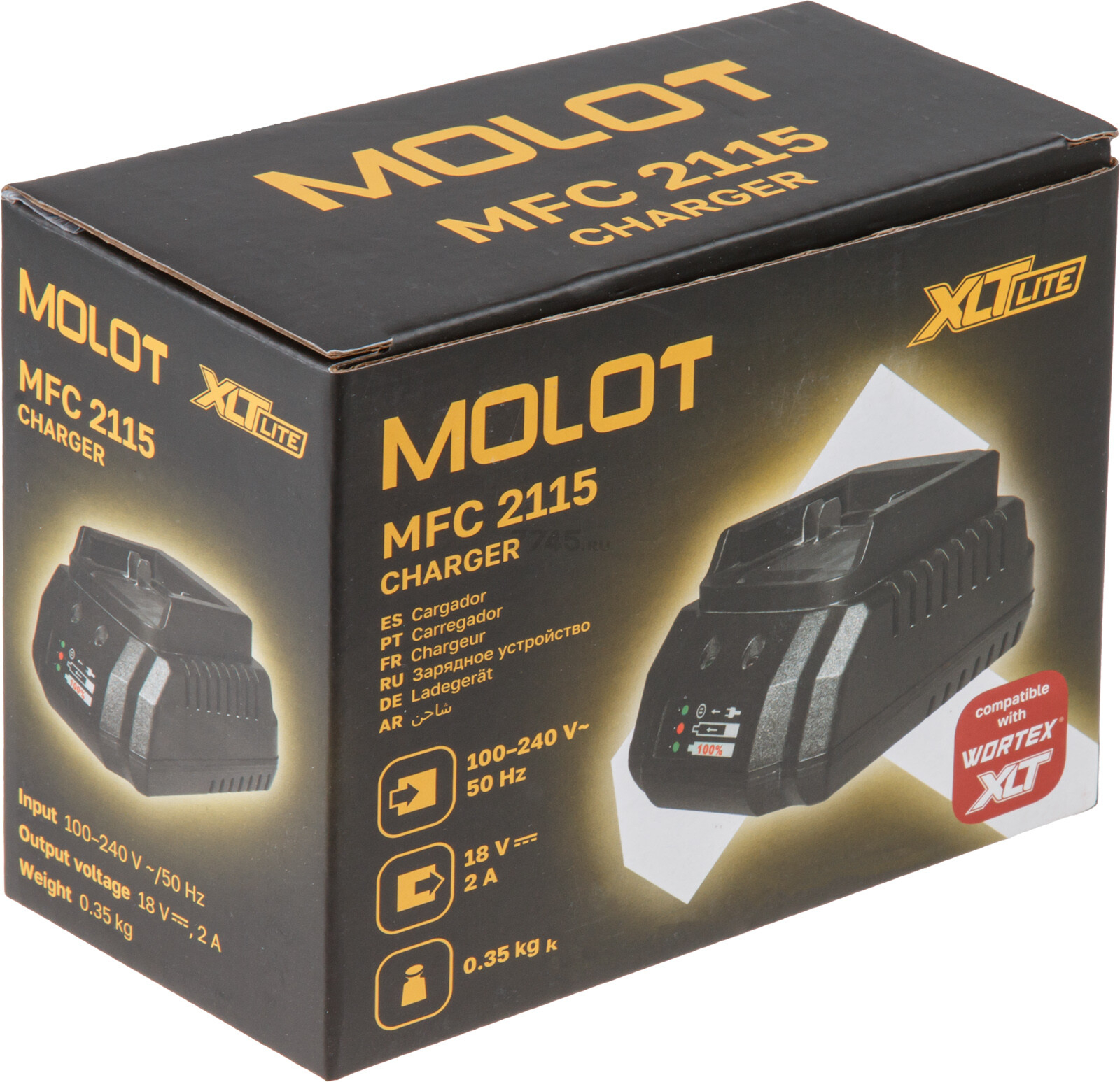 Зарядное устройство 18В 2А MOLOT MFC 2115 XLT Lite (2329014) - Фото 8