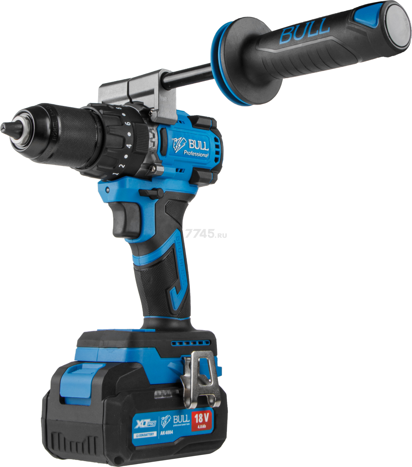 Дрель-шуруповерт аккумуляторная ударная BULL SR 1806 R-series XLTpro (2329059) - Фото 16