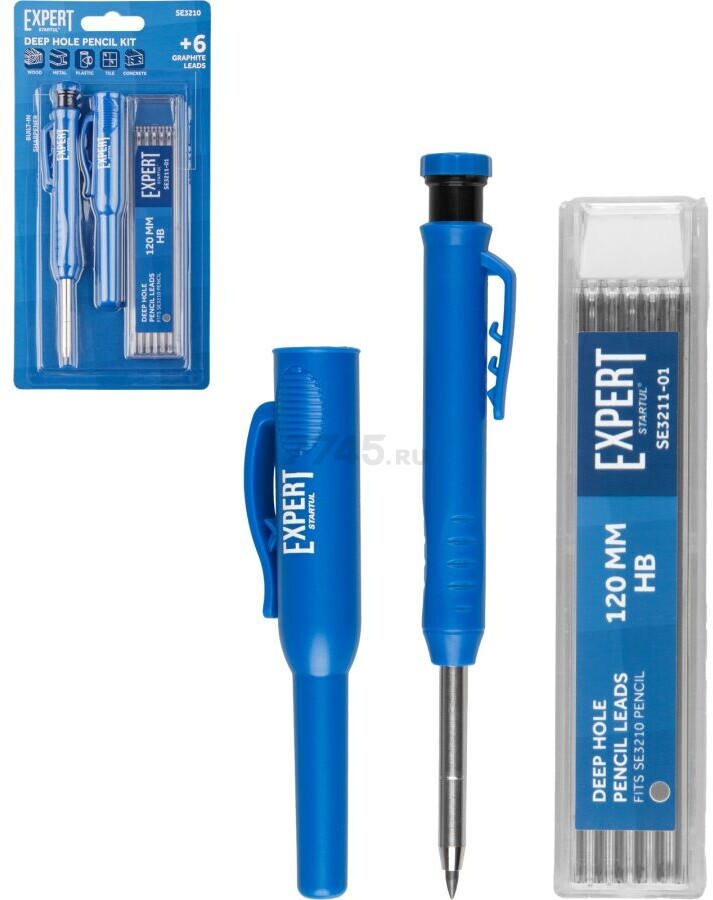 Карандаш разметочный автоматический STARTUL Expert с набором стержней   (SE3210)
