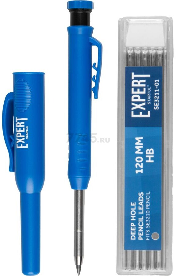 Карандаш разметочный автоматический STARTUL Expert с набором стержней   (SE3210) - Фото 2