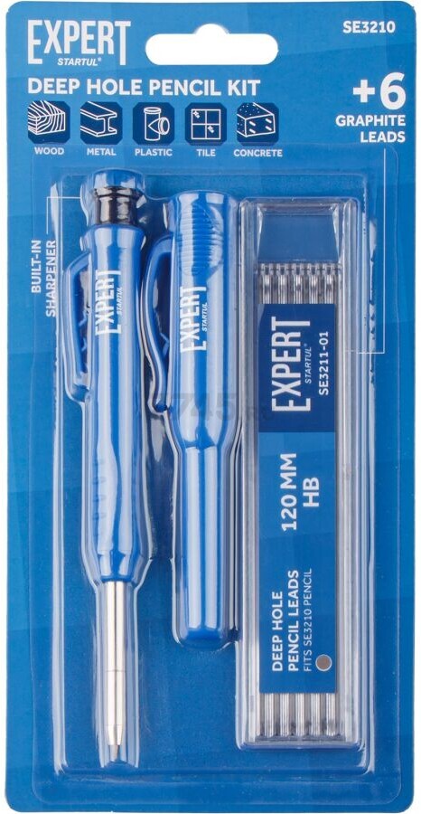 Карандаш разметочный автоматический STARTUL Expert с набором стержней   (SE3210) - Фото 5