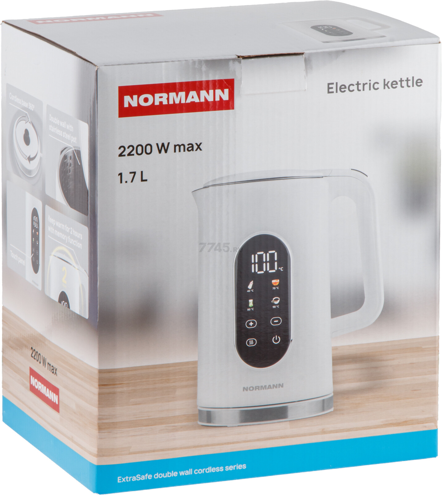 Чайник электрический NORMANN AKL-522 (N16039-3) - Фото 15