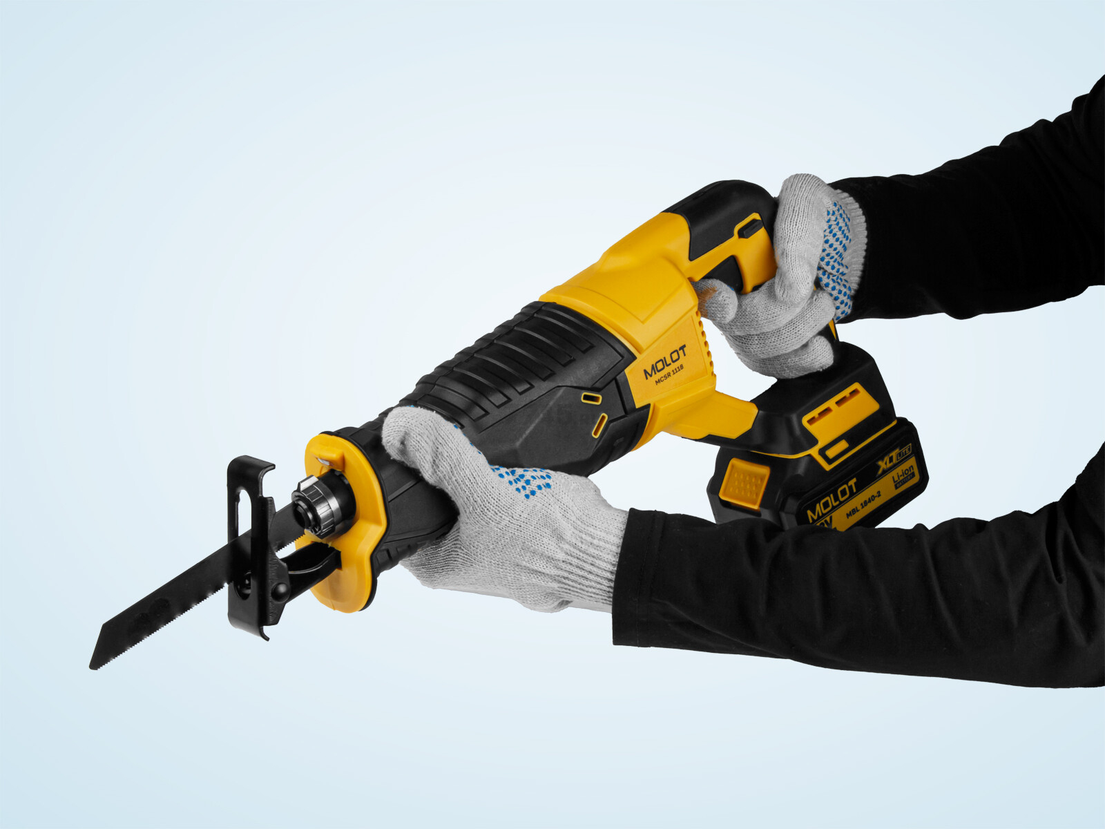 Пила сабельная аккумуляторная MOLOT MCSR 1118 XLT Lite SOLO (2318029) - Фото 15