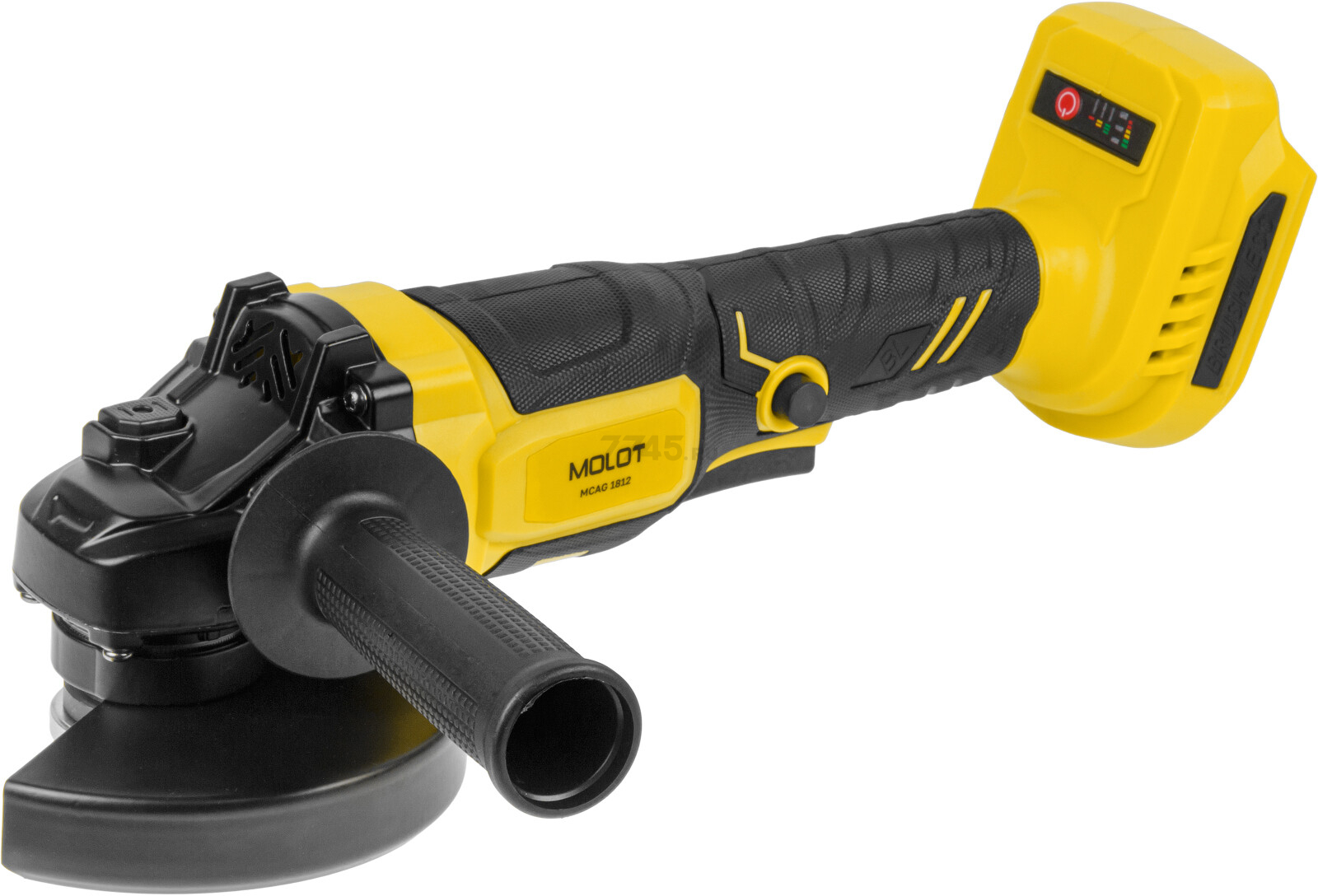 Шлифмашина угловая аккумуляторная MOLOT MCAG 1812 XLT Lite SOLO (2318031) - Фото 8