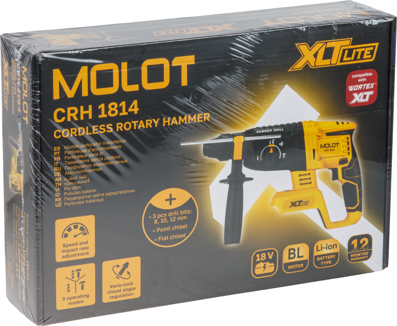 Перфоратор аккумуляторный MOLOT CRH 1814 XLT Lite SOLO (2318033) - Фото 18