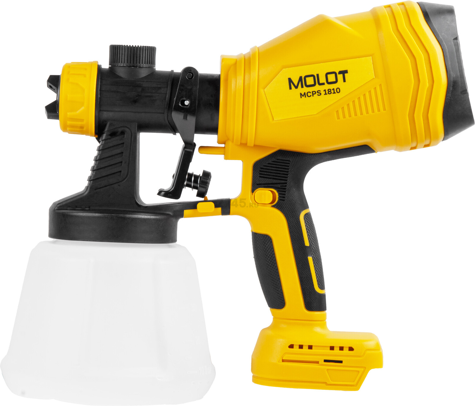 Краскораспылитель аккумуляторный MOLOT MCPS 1810 XLT Lite SET (2318036) - Фото 10