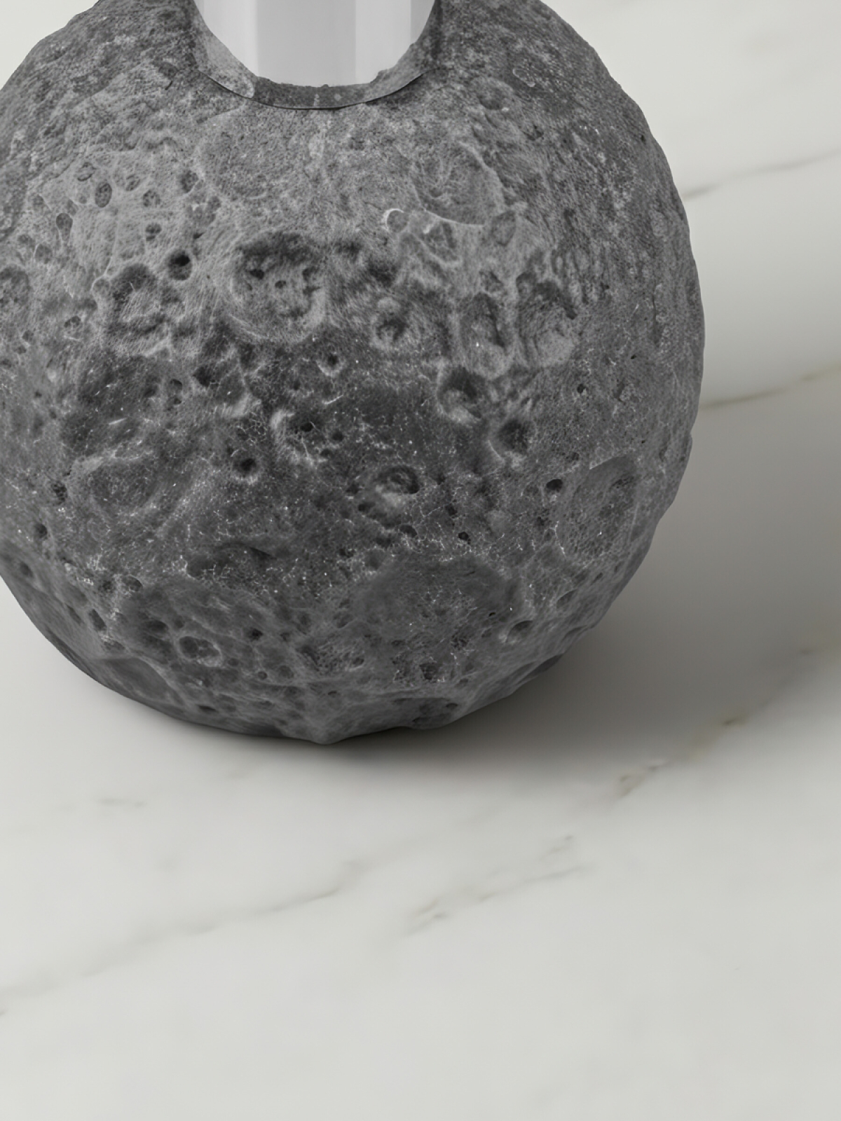 Дозатор для жидкого мыла PERFECTO LINEA MoonStone серый (35-384461) - Фото 3