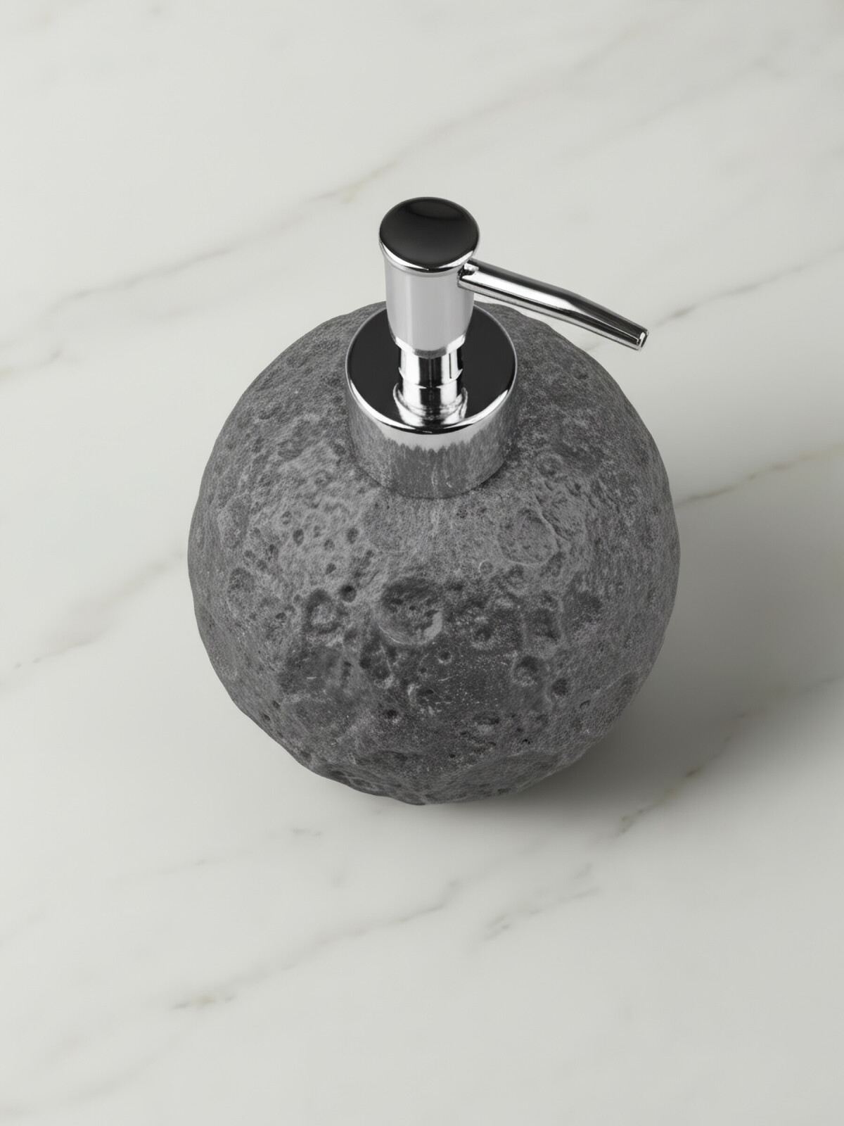 Дозатор для жидкого мыла PERFECTO LINEA MoonStone серый (35-384461) - Фото 4