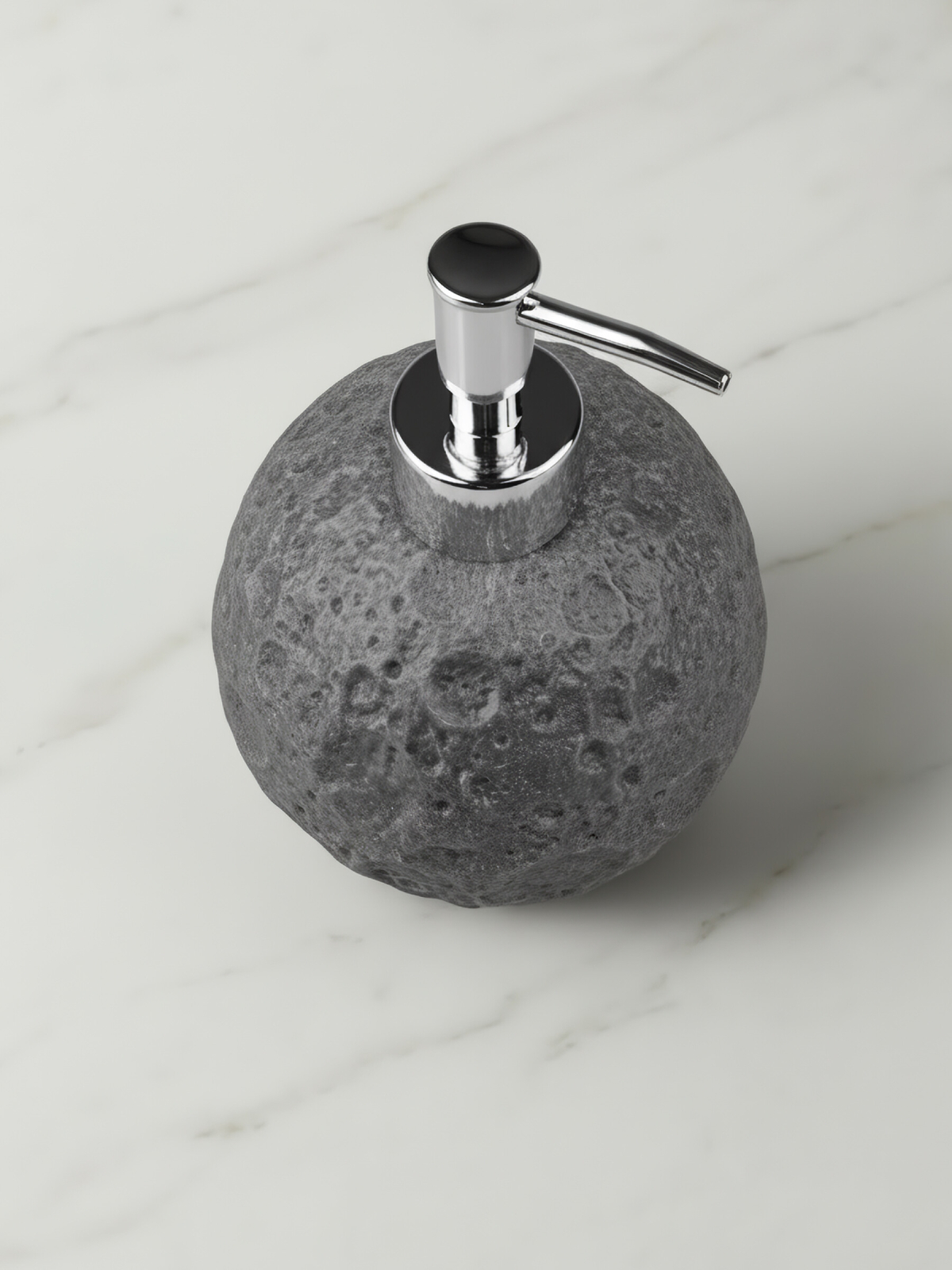 Дозатор для жидкого мыла PERFECTO LINEA MoonStone серый (35-384461) - Фото 4