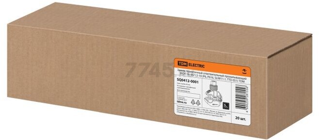 Зажим герметичный ответвительный прокалывающий ЗГОП 16-95/1,5-10 P6, P616, SLIW11.1, TTD 051 TDM (SQ0412-0001) - Фото 6