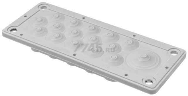 Кабельный ввод мембранный TDM КВМ-16 16 вводов d 8-40 мм серый (SQ0814-0010)