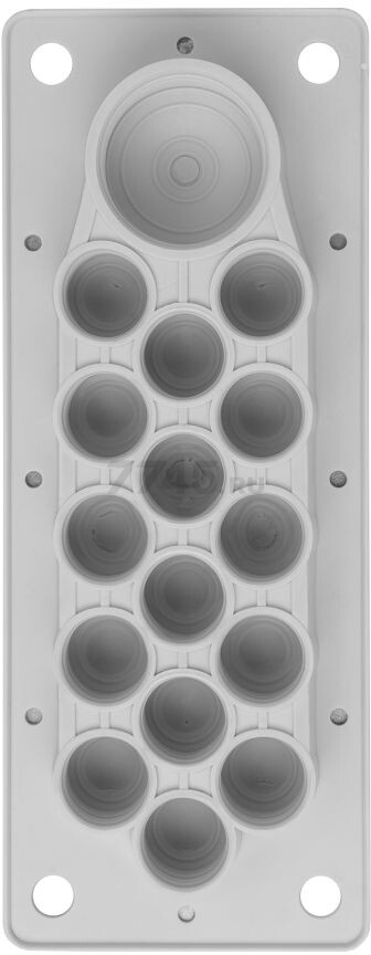 Кабельный ввод мембранный TDM КВМ-16 16 вводов d 8-40 мм серый (SQ0814-0010) - Фото 5