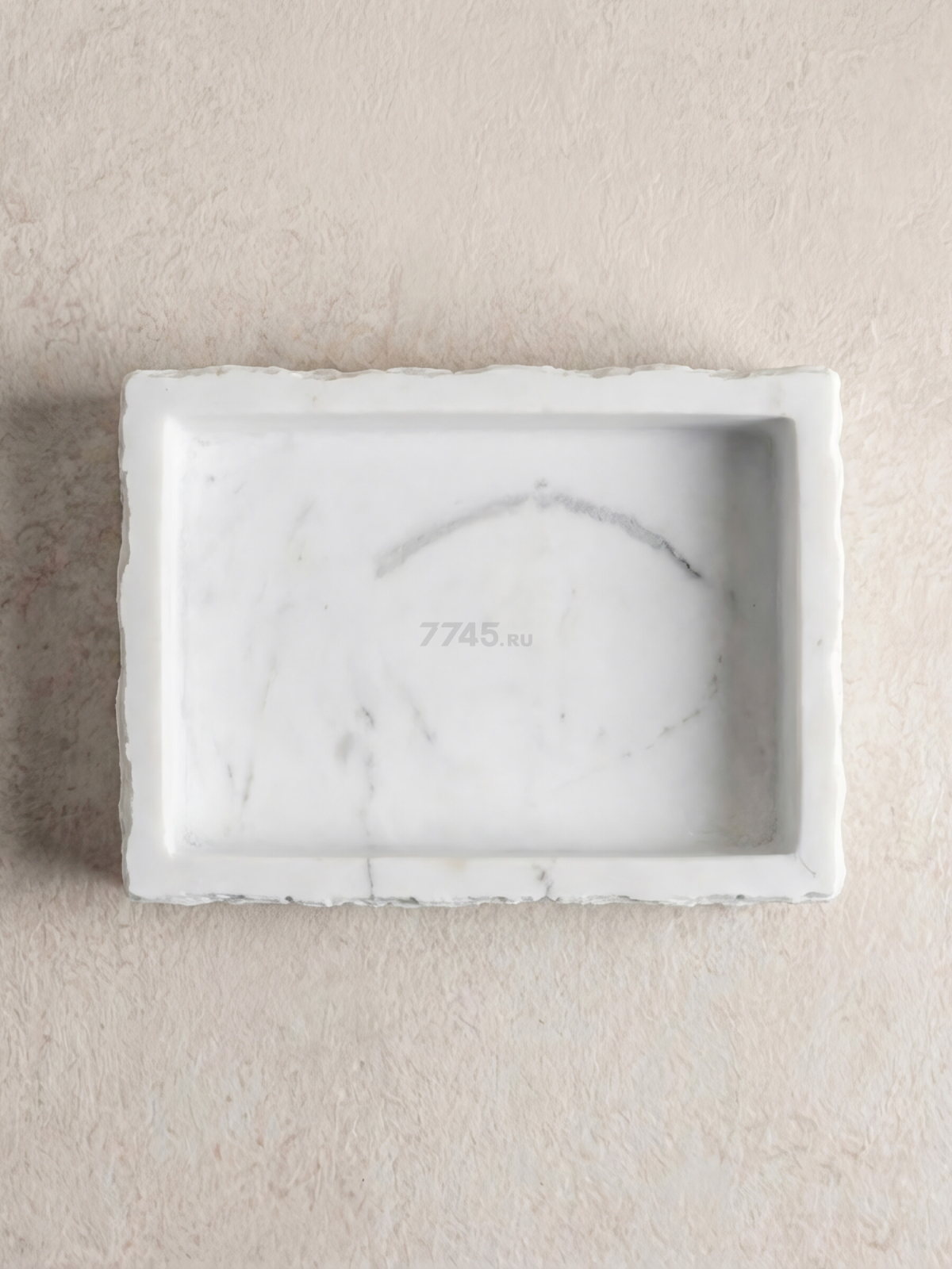 Мыльница PERFECTO LINEA StoneWave белый (35-130813) - Фото 3