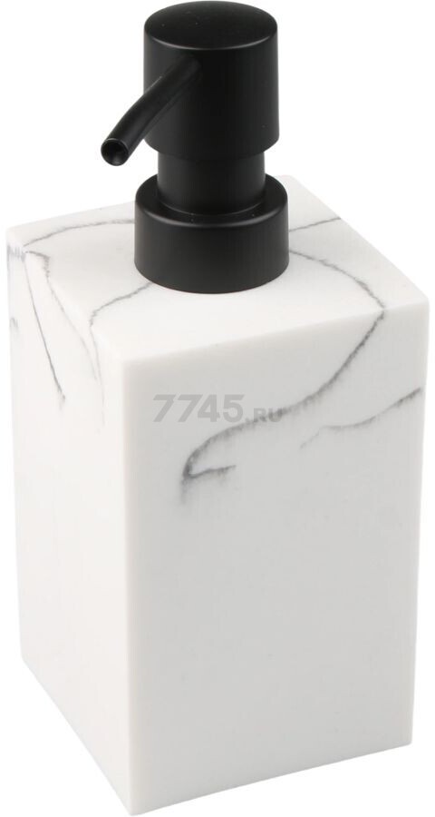 Набор аксессуаров для ванной комнаты Marble 4 предмета PERFECTO LINEA белый (35-000105) - Фото 3