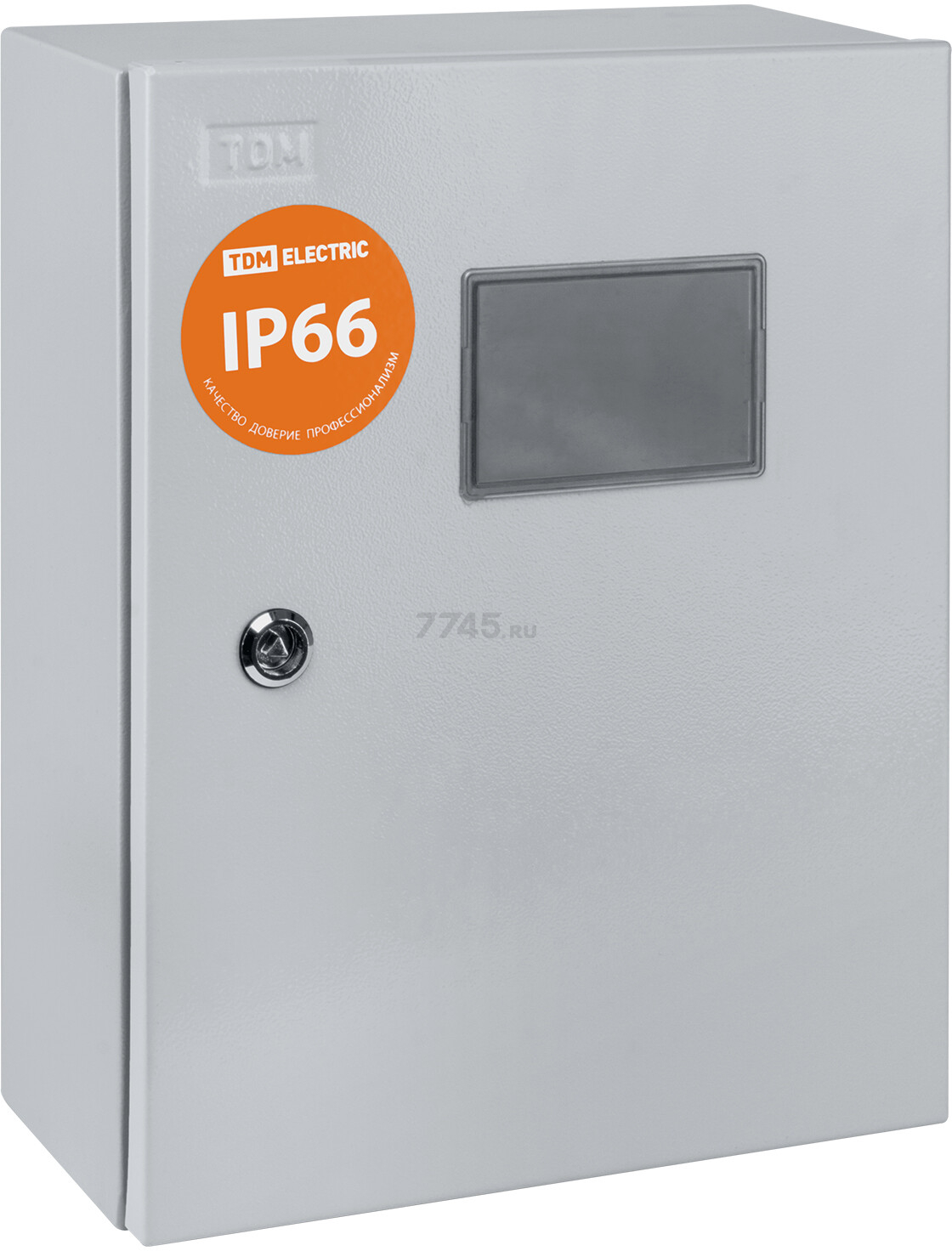 Щит учетный навесной TDM ЩУ-1ф/1-0-12 IP66 (ЩУРН-1/12 IP66) (SQ0905-0100) - Фото 3