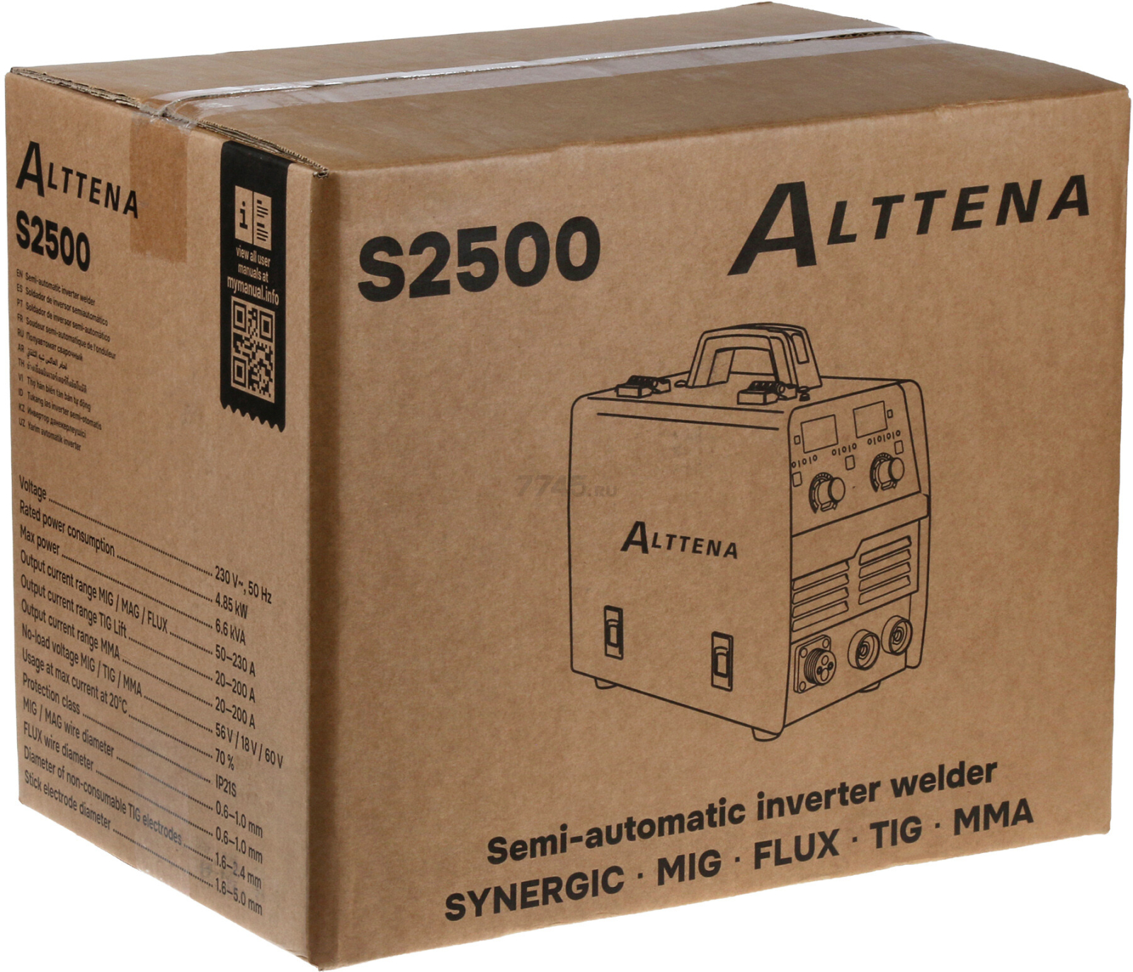 Полуавтомат сварочный Alttena S2500 (206132) - Фото 22