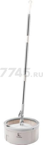 Швабра с отжимным ведром PERFECTO LINEA Mopex бело-серая (43-171331) - Фото 6