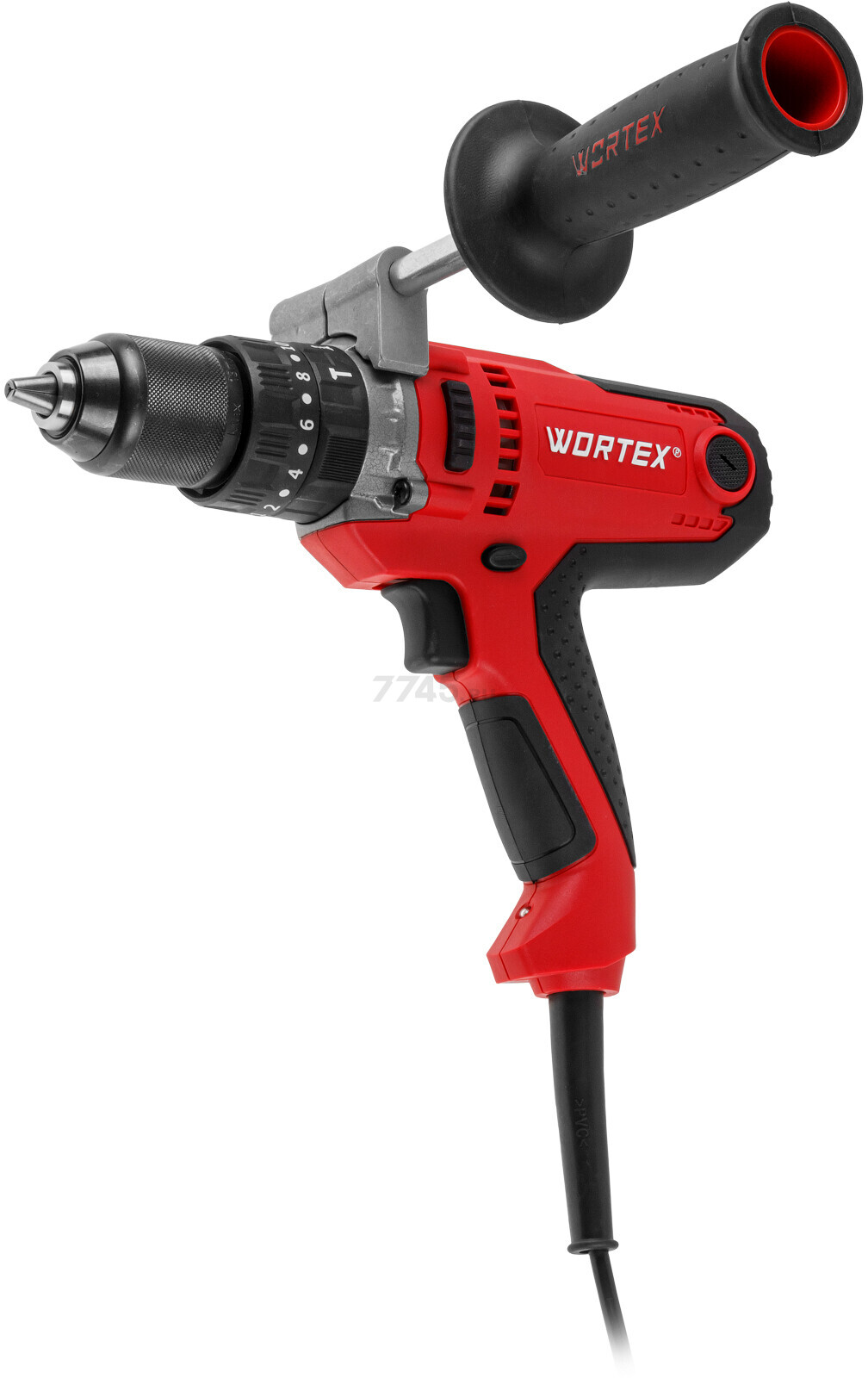 Дрель-шуруповерт сетевая ударная WORTEX DR 1323 D (2322091)