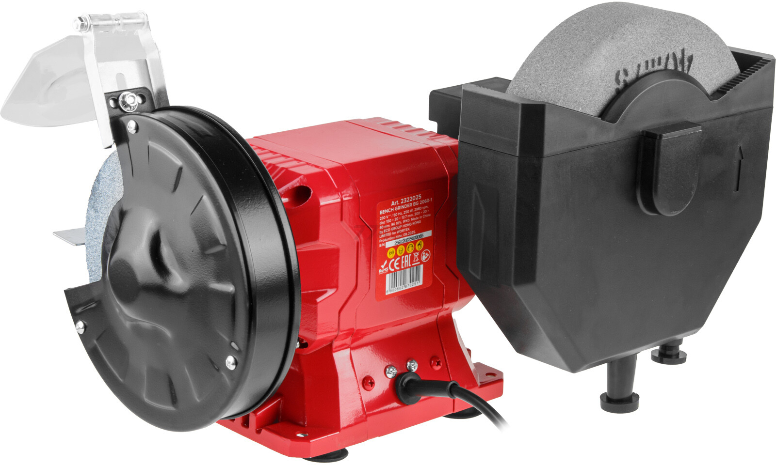 Станок точильный (точило) WORTEX BG 2060-1 (2322025) - Фото 3