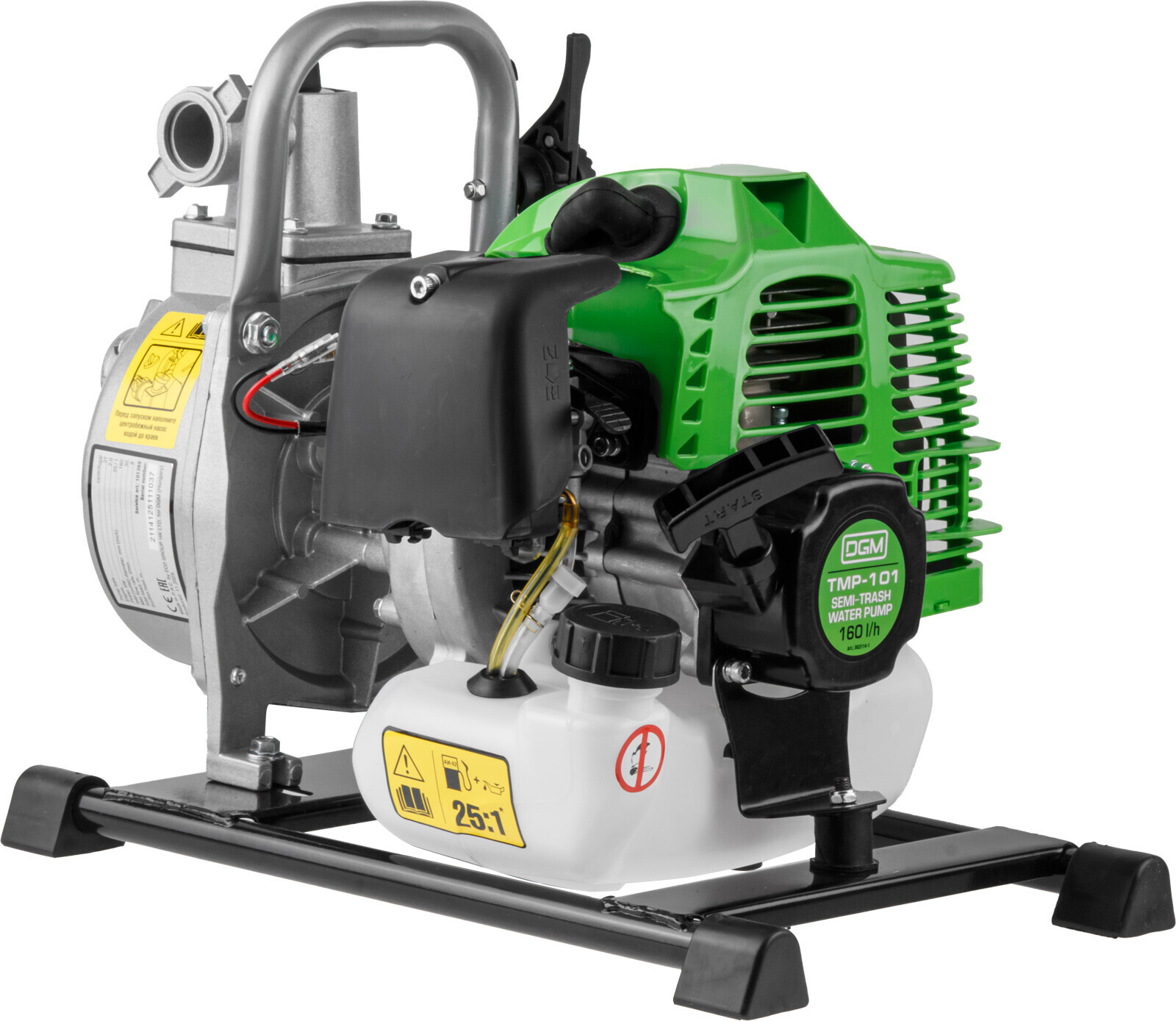 Мотопомпа бензиновая DGM TMP-101 (DG2114-1) - Фото 11