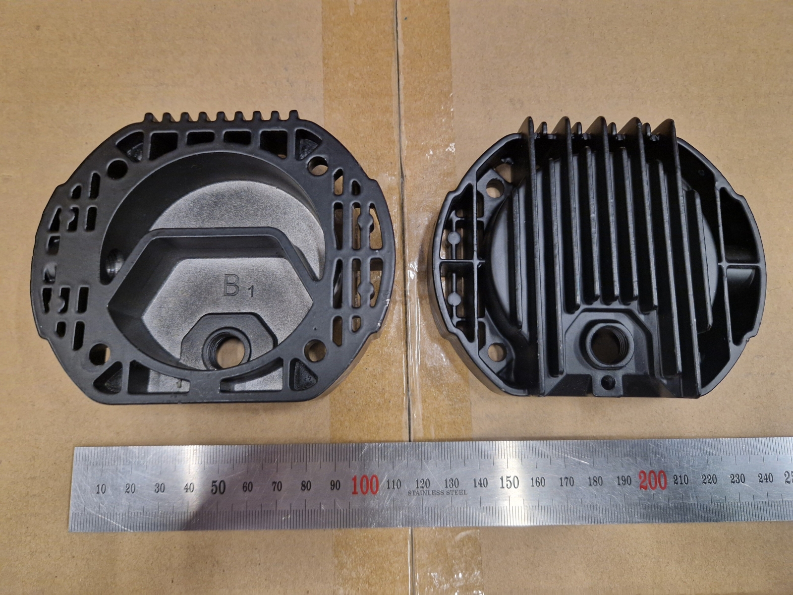 Головка цилиндра для безмасляного компрессора 63мм правая (AC-225F-02-B1) - Фото 2