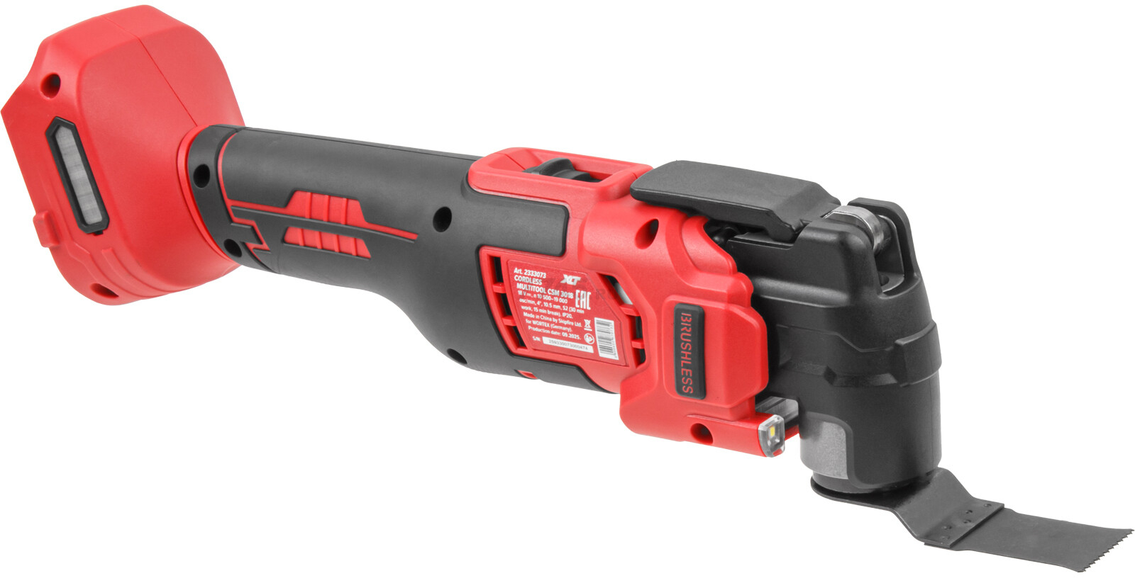 Многофункциональный инструмент (реноватор) аккумуляторный WORTEX СSM 3018 ALL1 XLT SOLO (2333073) - Фото 3