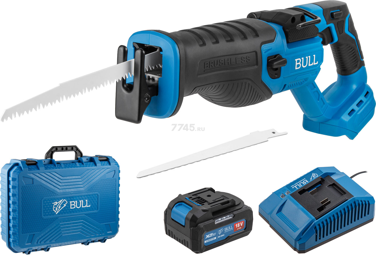 Пила сабельная аккумуляторная BULL CSR 2118 E XLTpro SET (1325946)