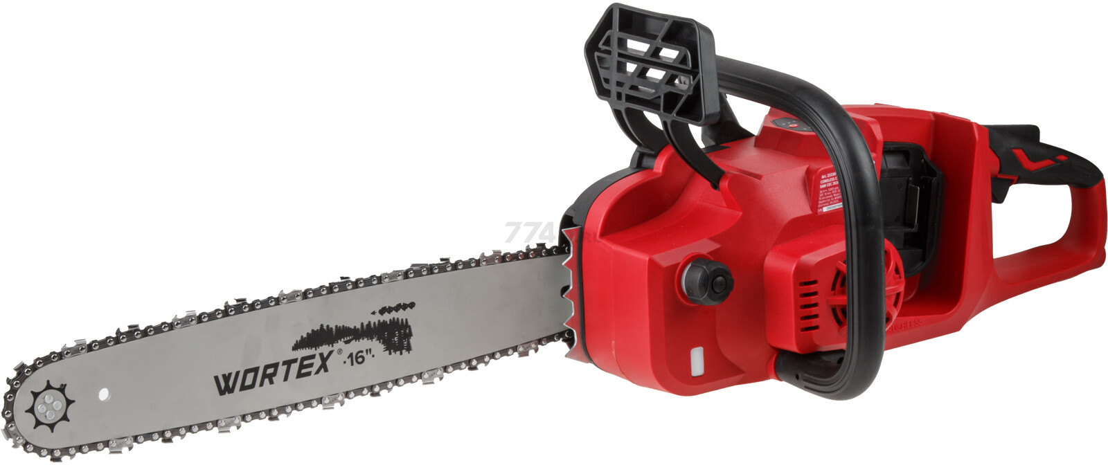 Пила цепная аккумуляторная WORTEX CEC 3536-2 ALL1 XLT SOLO (2333075) - Фото 5
