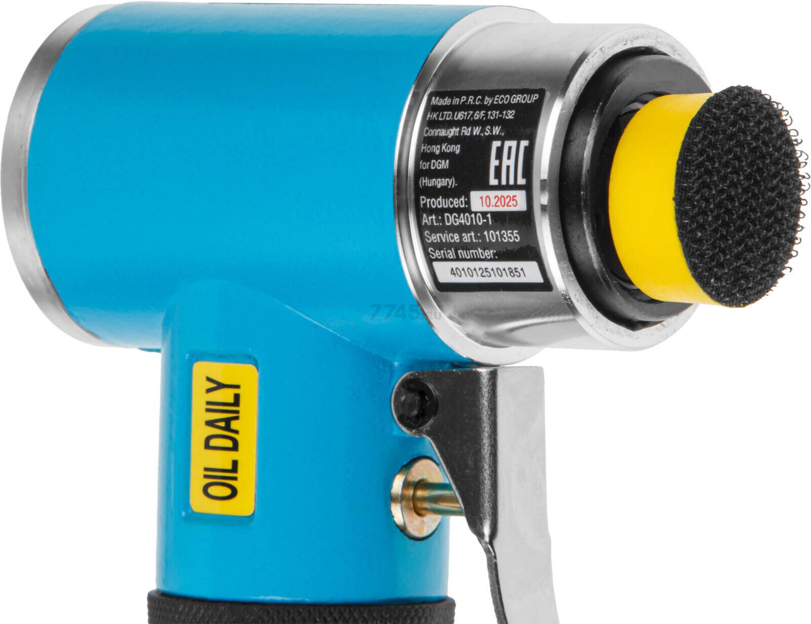 Пневмошлифмашина эксцентриковая DGM DTP-0750 (DG4010-1) - Фото 11