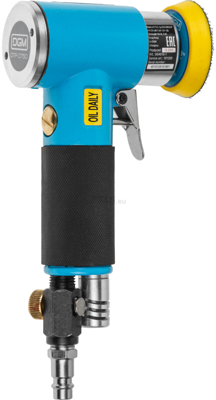 Пневмошлифмашина эксцентриковая DGM DTP-0750 (DG4010-1) - Фото 4