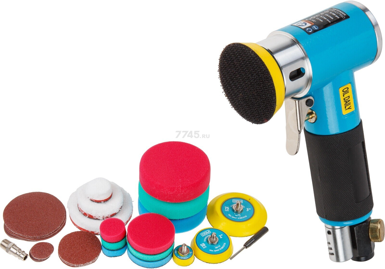 Пневмошлифмашина эксцентриковая DGM DTP-0750 (DG4010-1)