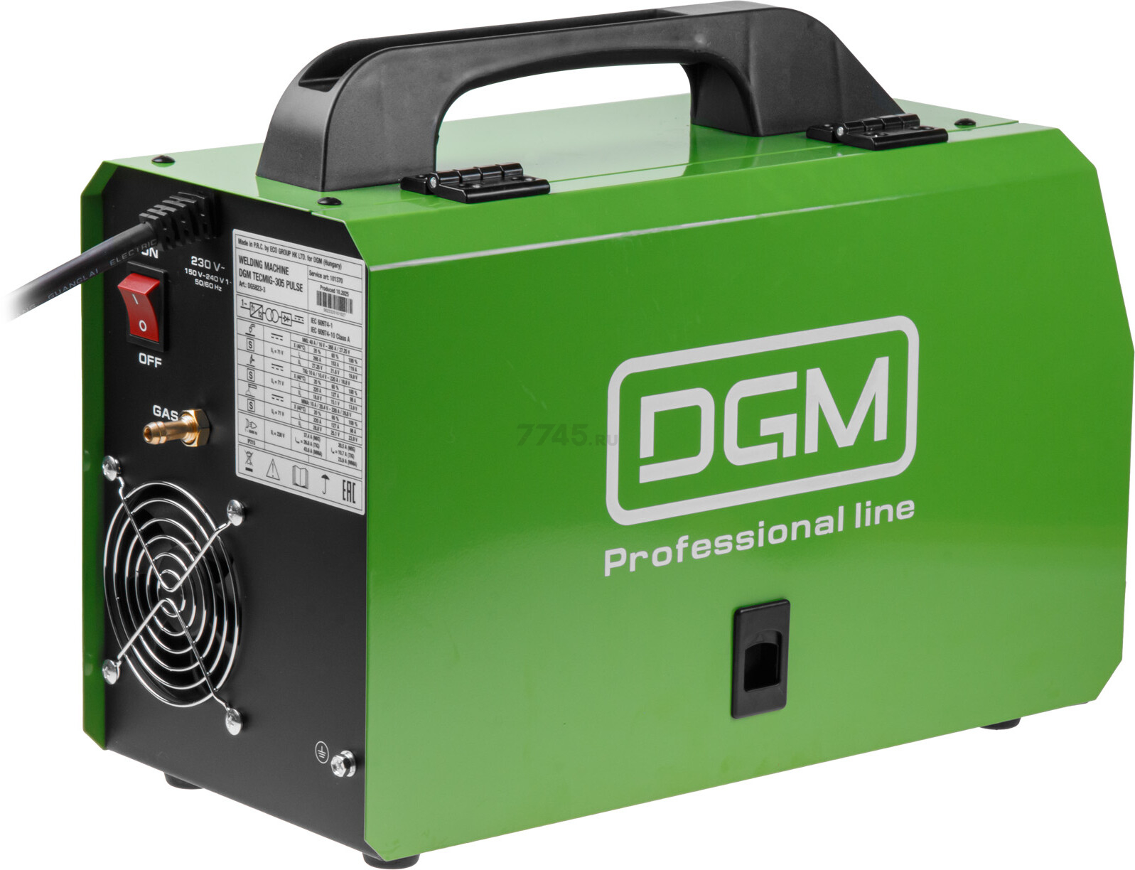 Полуавтомат сварочный DGM TECMIG-305 PULSE (DG5823-3) - Фото 4
