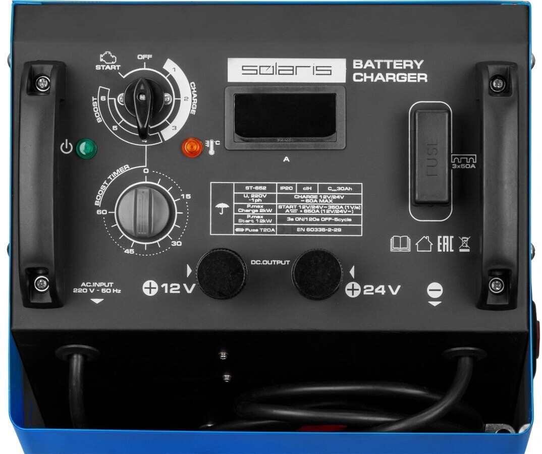 Устройство пуско-зарядное SOLARIS ST-652 (SL2915-6) - Фото 3